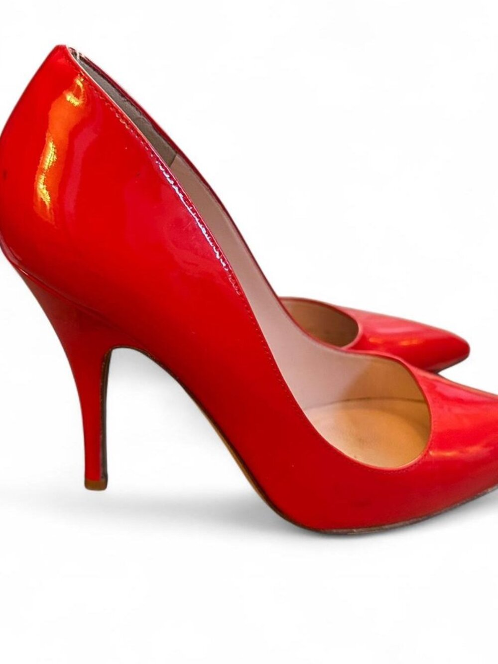 kate spade ♠️ red patent leather 4” inch high heels